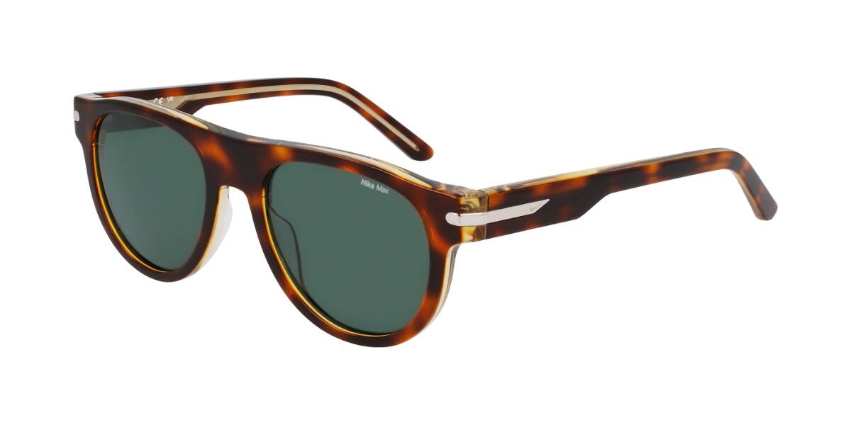Nike CRESCENT III EV24019 298, Tortoiseshell frame, Green lenses