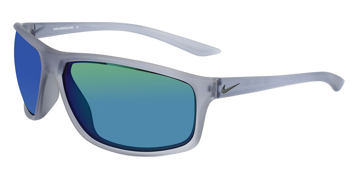 Nike ADRENALINE M EV1113 013, Grey frame, Blue Multicolor lenses