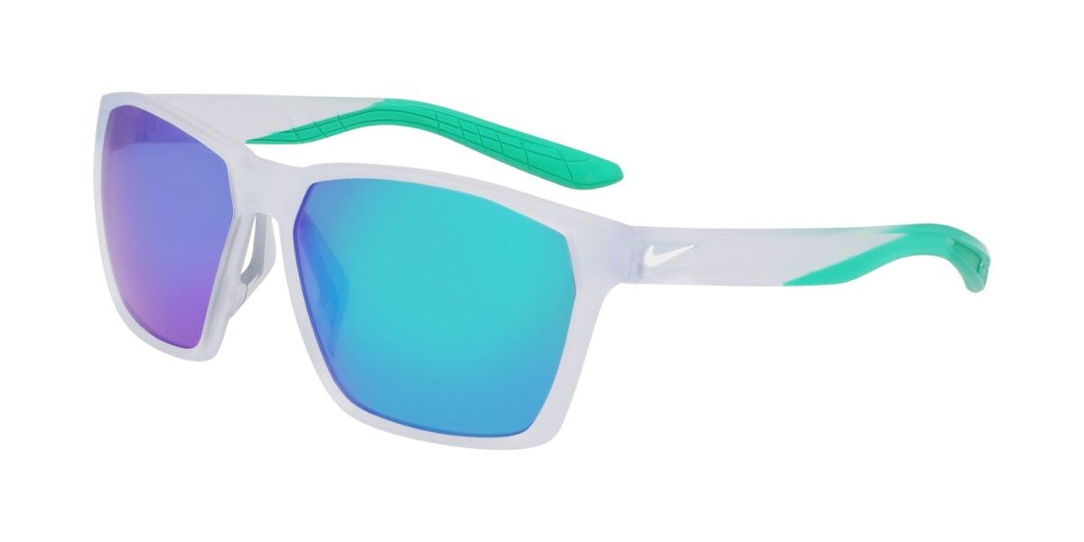 Nike MAVERICK M EV1095 013, Silver TR90 frame, Green Mirror lenses