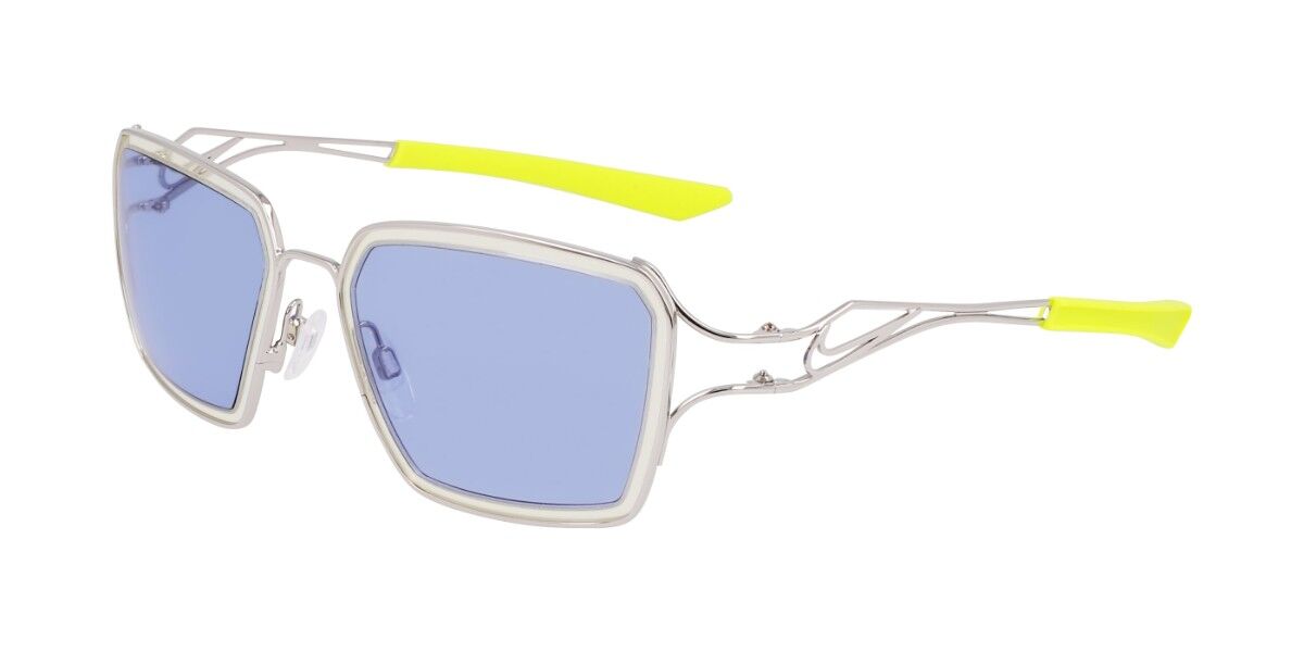 Nike VEIL PRISM EV24049 041, Yellow frame, Blue lenses