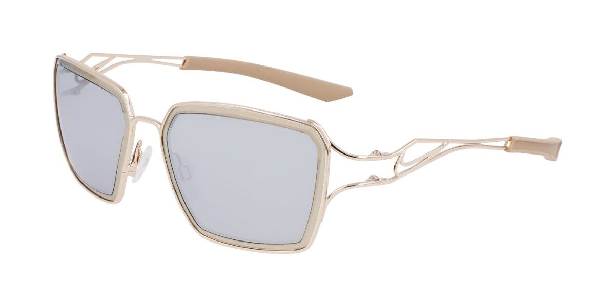 Nike VEIL PRISM EV24049 708, Brown frame, Silver Mirror lenses