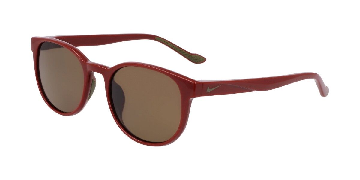 Nike TEMPER FLOW IF1101X 619, Red frame, Green Brown lenses