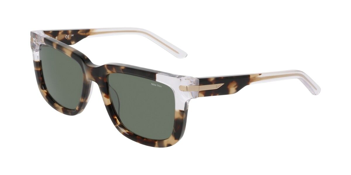 Nike CRESCENT FALL IH0898X 200, Tortoiseshell frame, Dark Green lenses