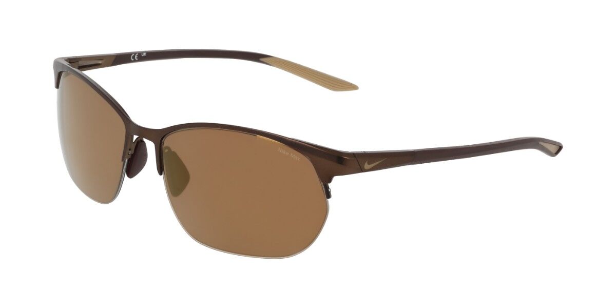 Nike MODERN METAL ZONE IH0911X 201, Brown frame, Amber Brown Mirror lenses