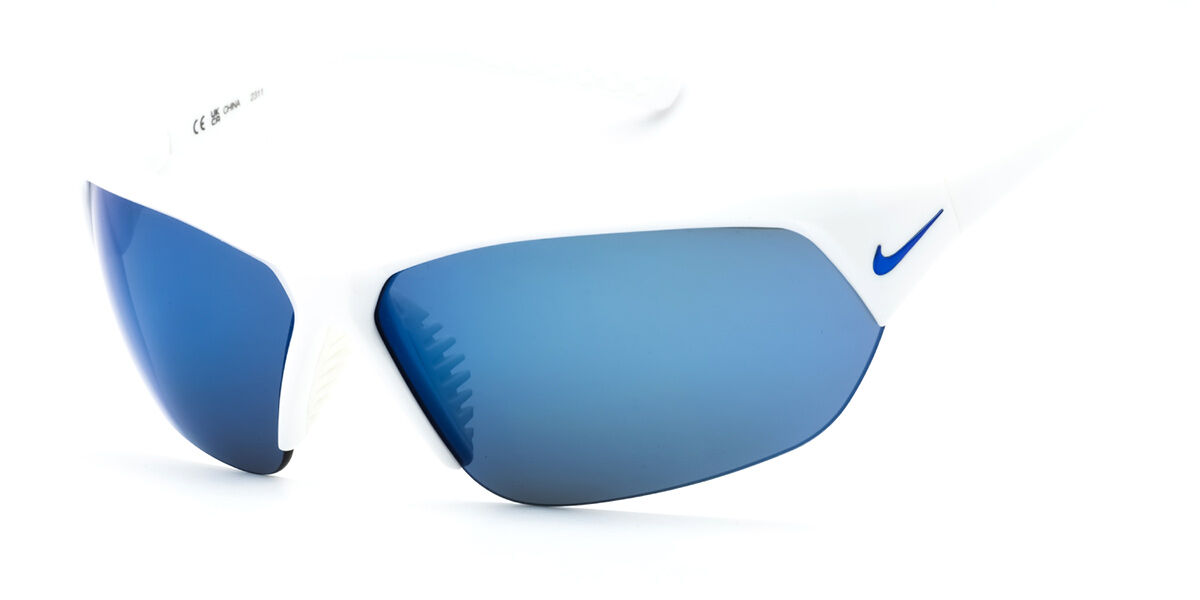 Nike SKYLON ACE FQ4683 104, White frame, Blue Mirror lenses
