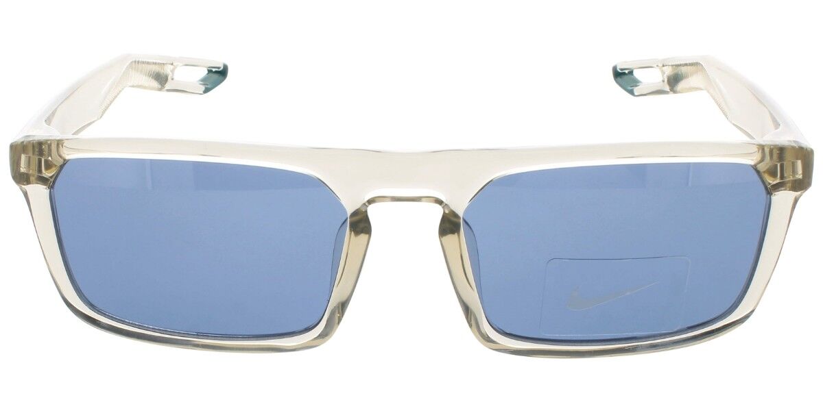 Nike NV03 DZ7374 072, Brown frame, Blue lenses