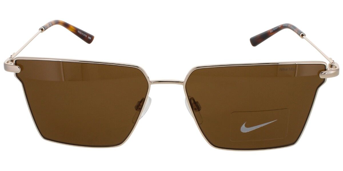Nike PURSUIT FLAIR IB3683X 711, Gold frame, Dark Brown lenses