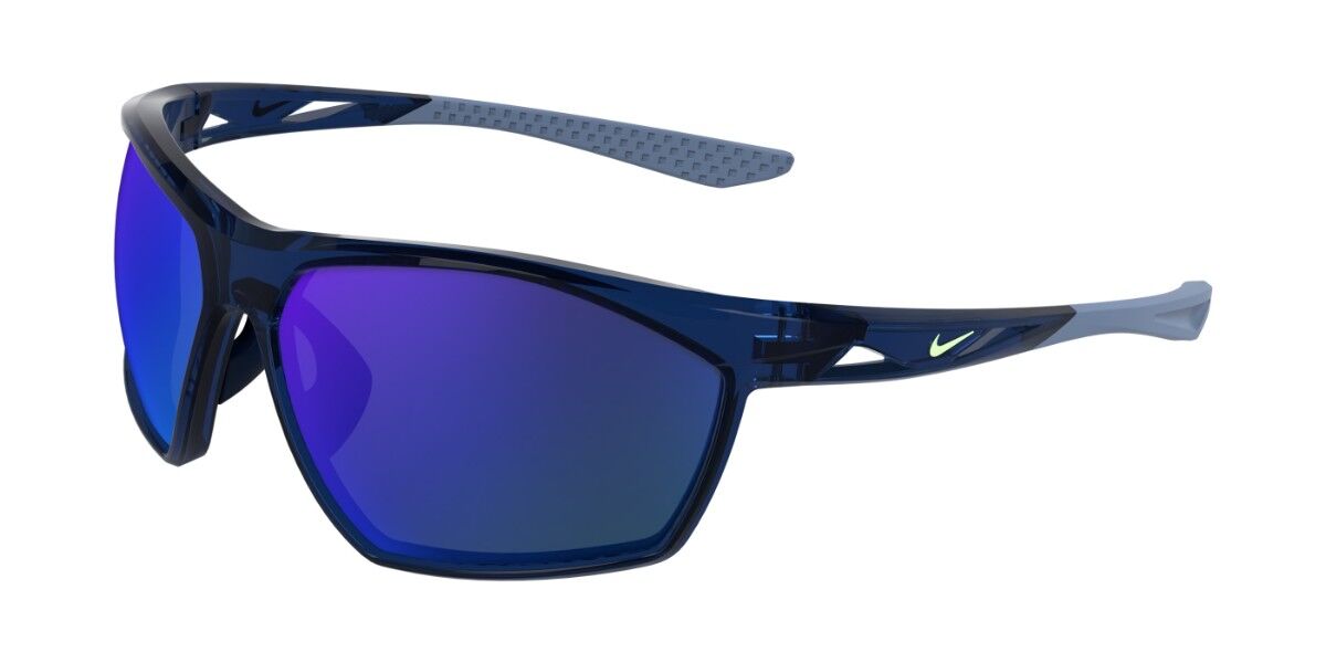 Nike WINDTRACK HEAT IQ7245X 410, Blue frame, Blue Mirror lenses