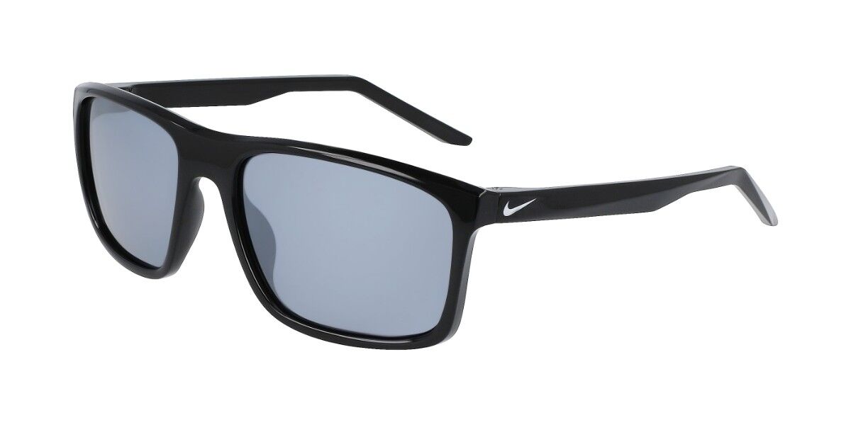 Nike FIRE L P N IU4690X Polarized 010, Black frame, Silver Flash Mirror lenses