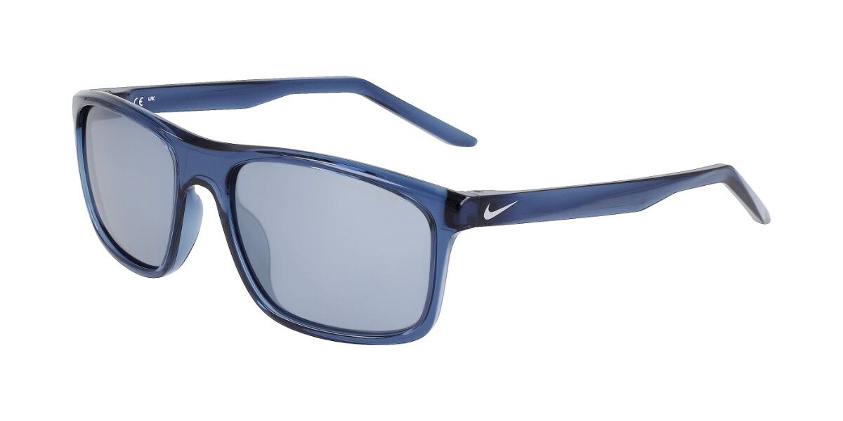 Nike FIRE L P N IU4690X Polarized 434, Blue frame, Silver Mirror lenses