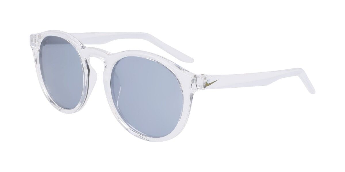 Nike SWERVE P N IU4640X Polarized 901, Clear frame, Silver Flash Mirror lenses