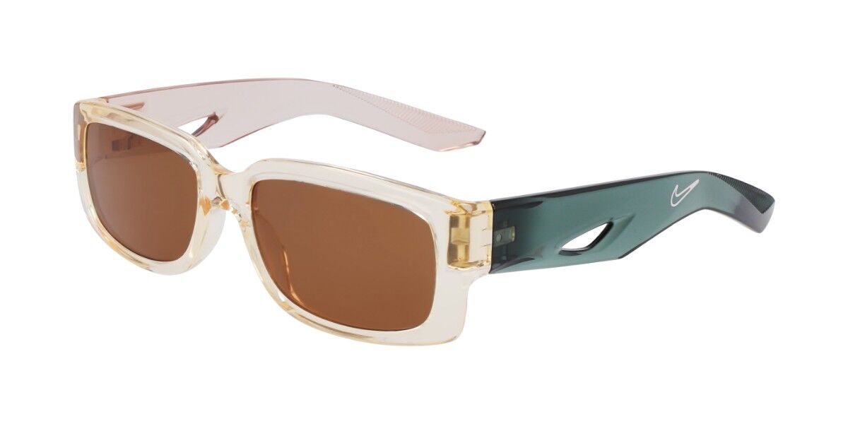 Nike VARIANT I EV24013 113, Yellow frame, Dark Brown lenses