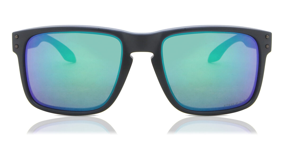 Oakley OO9244 HOLBROOK Asian Fit 924429, Black frame, Prizm™ Jade Green lenses