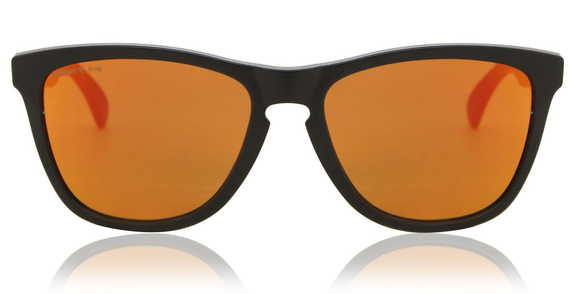 Oakley OO9245 FROGSKIN Asian Fit 924563, Black frame, Prizm Ruby lenses