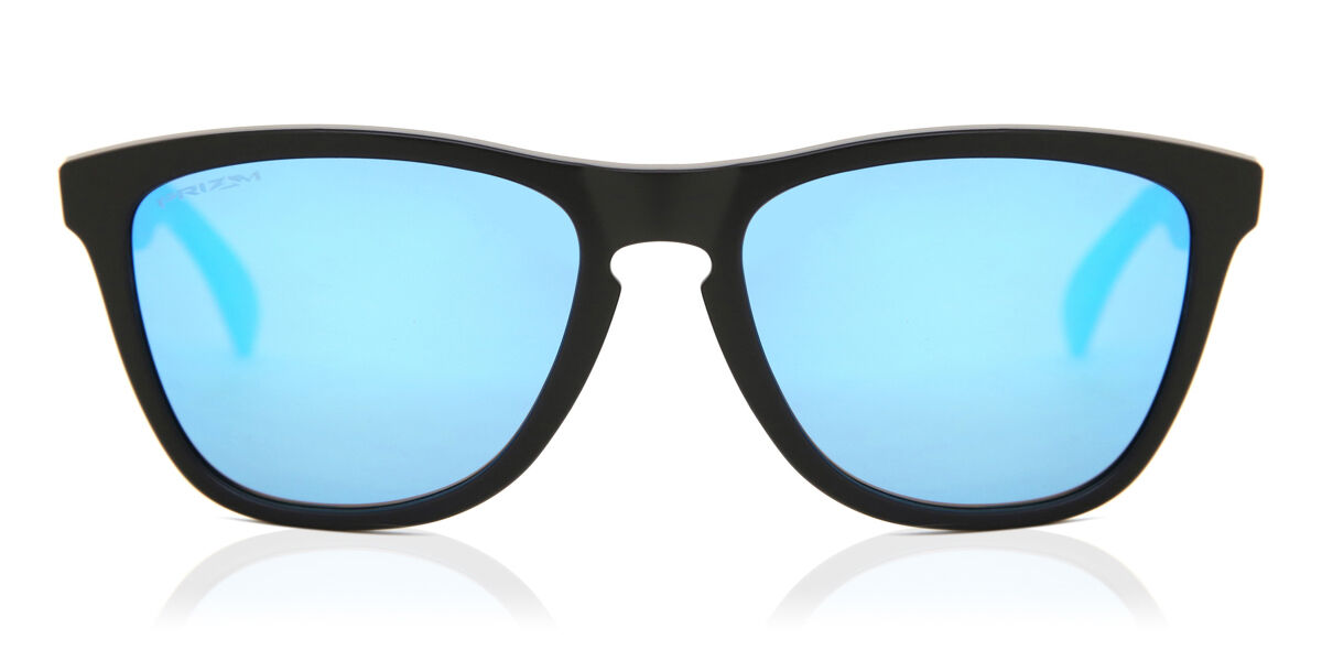 Oakley OO9245 FROGSKIN Asian Fit 924561, Black frame, Prizm™ Sapphire Blue lenses