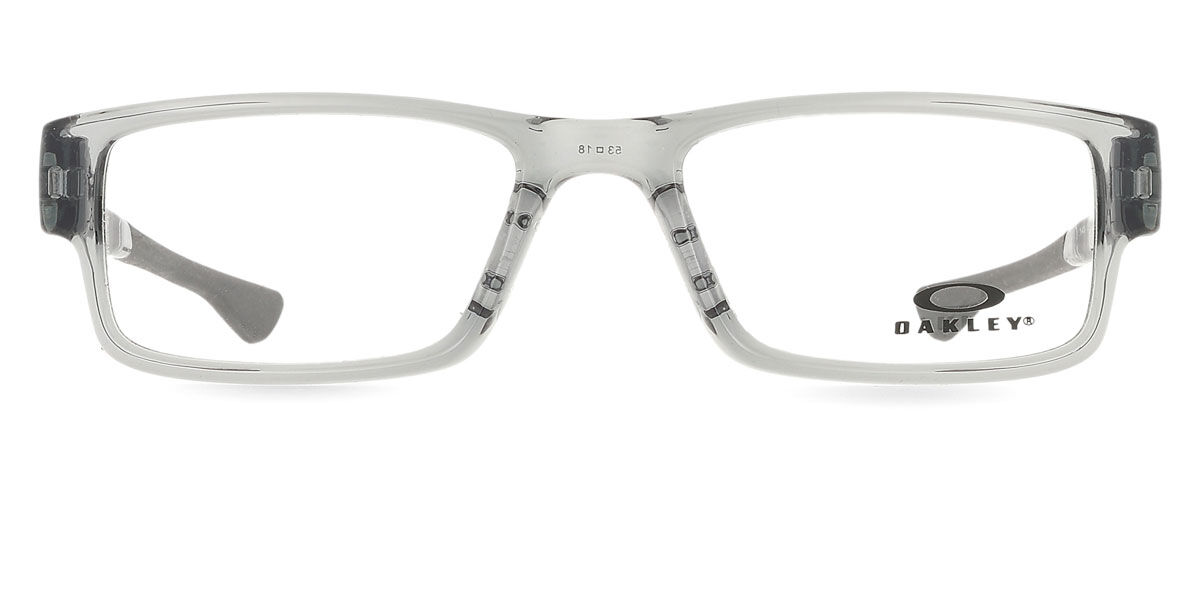 Oakley OX8046 AIRDROP 804603 Men's Eyeglasses Grey Size 53 (Frame Only) - Blue Light Block Available
