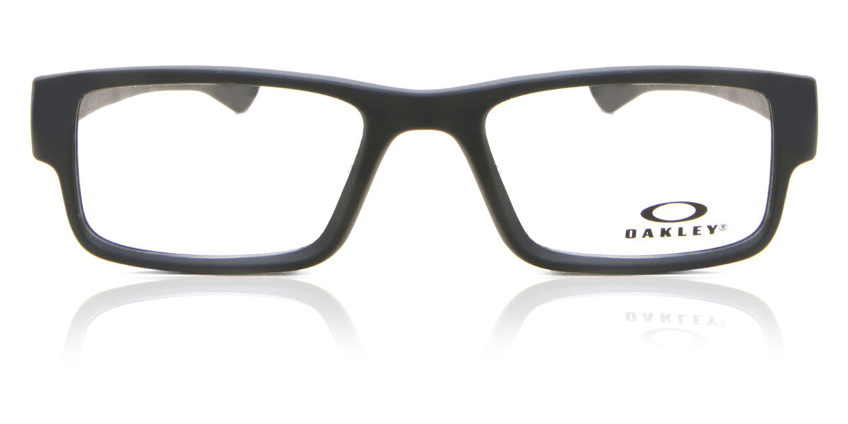 Oakley OX8046 AIRDROP 804601 Men's Eyeglasses Black Size 53 (Frame Only) - Blue Light Block Available