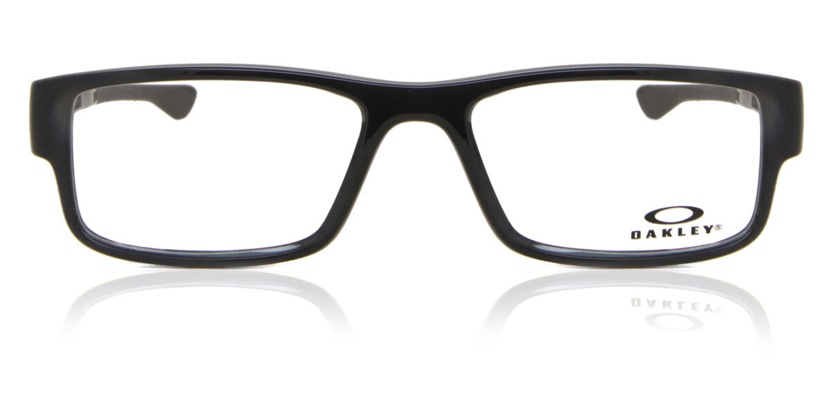 Oakley OX8046 AIRDROP 804602 Men's Eyeglasses Black Size 55 (Frame Only) - Blue Light Block Available