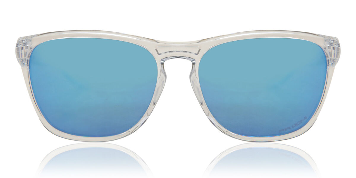 Oakley OO9479 MANORBURN 947906, Clear frame, Prizm™ Sapphire Blue Mirror lenses