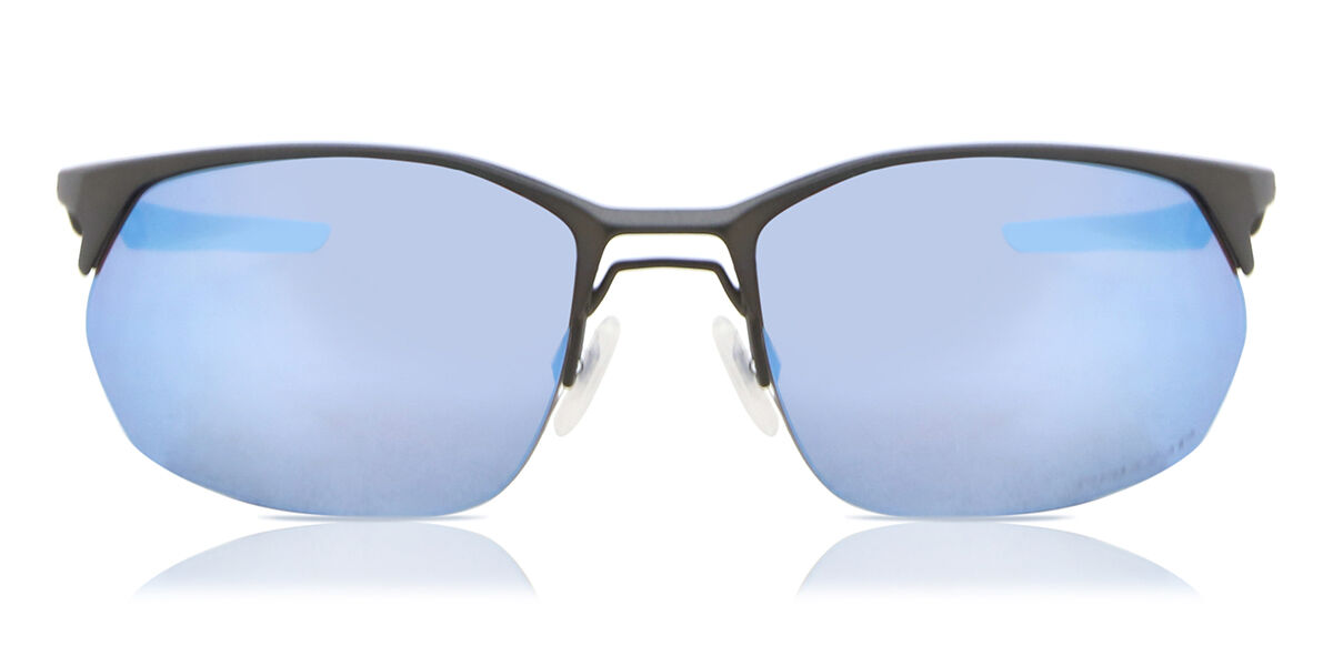 Oakley OO4145 WIRE TAP 2.0 Polarized 414506, Grey frame, Prizm™ Deep Water Blue lenses