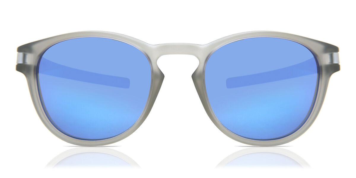 Oakley OO9265 LATCH Polarized 926532, Grey frame, Prizm™ Sapphire Blue Mirror lenses