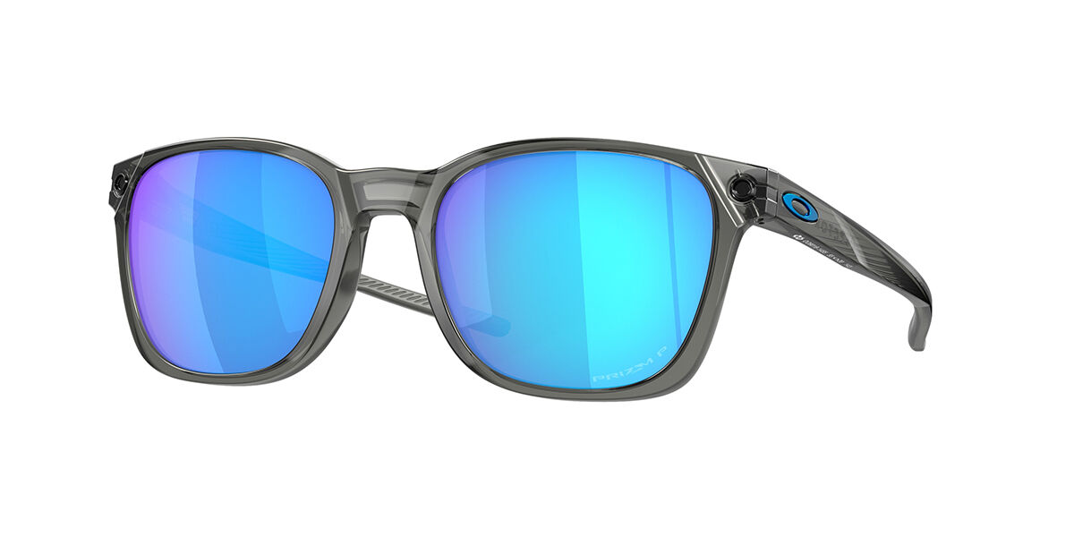 Oakley OO9018 OJECTOR Polarized 901814, Grey frame, Prizm™ Sapphire Blue Mirror lenses