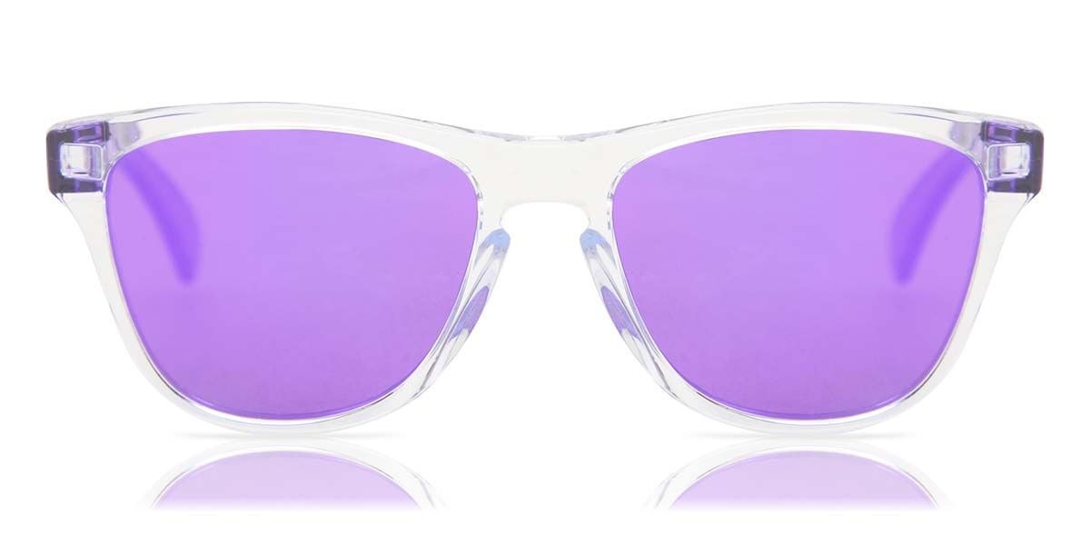 Oakley OJ9009 FROGSKINS XXS Kids 900903, Clear frame, Prizm™ Violet Mirror lenses