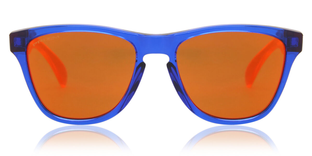 Oakley OJ9009 FROGSKINS XXS Kids 900906, Blue frame, Prizm™ Ruby Red Mirror lenses