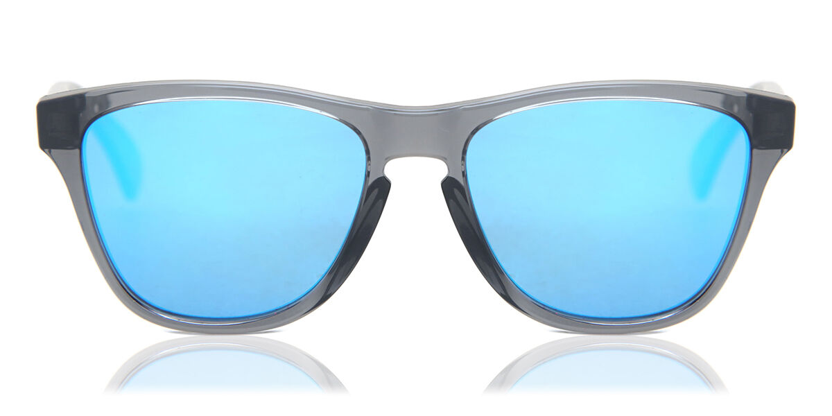Oakley OJ9009 FROGSKINS XXS Kids 900902, Clear frame, Prizm™ Sapphire Blue Mirror lenses