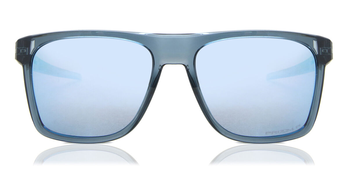 Oakley OO9100 LEFFINGWELL Polarized 910005, Clear frame, Prizm™ Deep Water Blue lenses