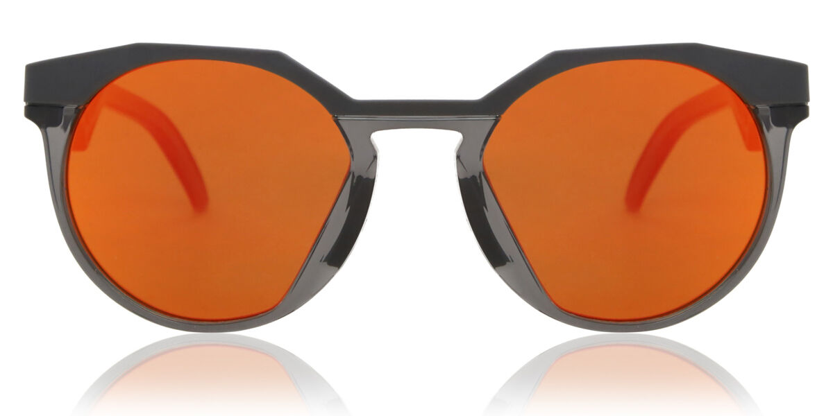Oakley OO9242 HSTN 924202, Grey frame, Prizm™ Ruby Red Mirror lenses