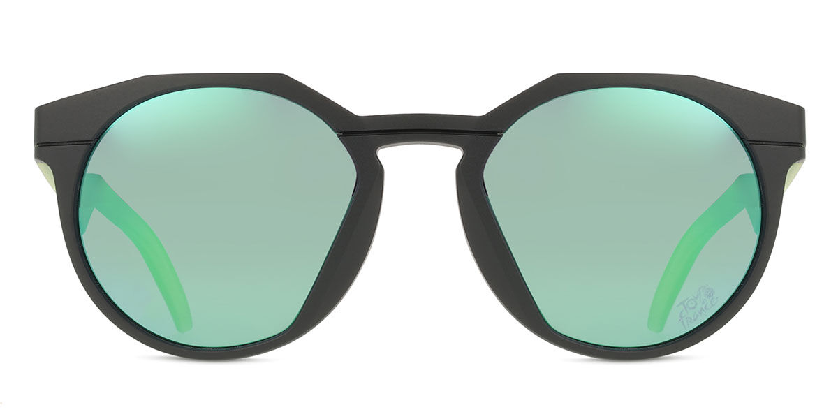 Oakley OO9242 HSTN 924222, Black frame, Prizm Jade Green Mirror lenses