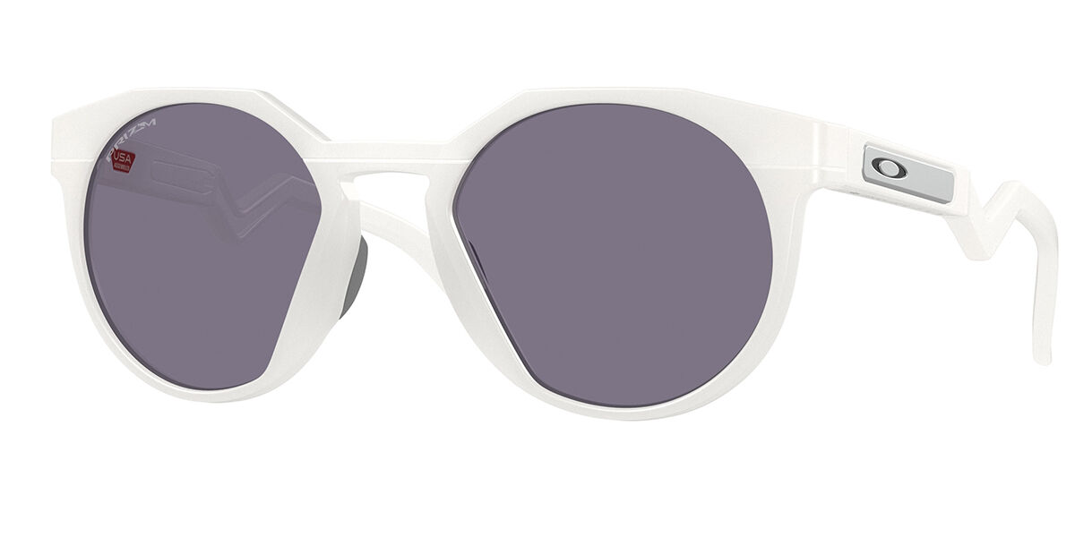 Oakley OO9242A HSTN Asian Fit 924212, White frame, Prizm Grey lenses