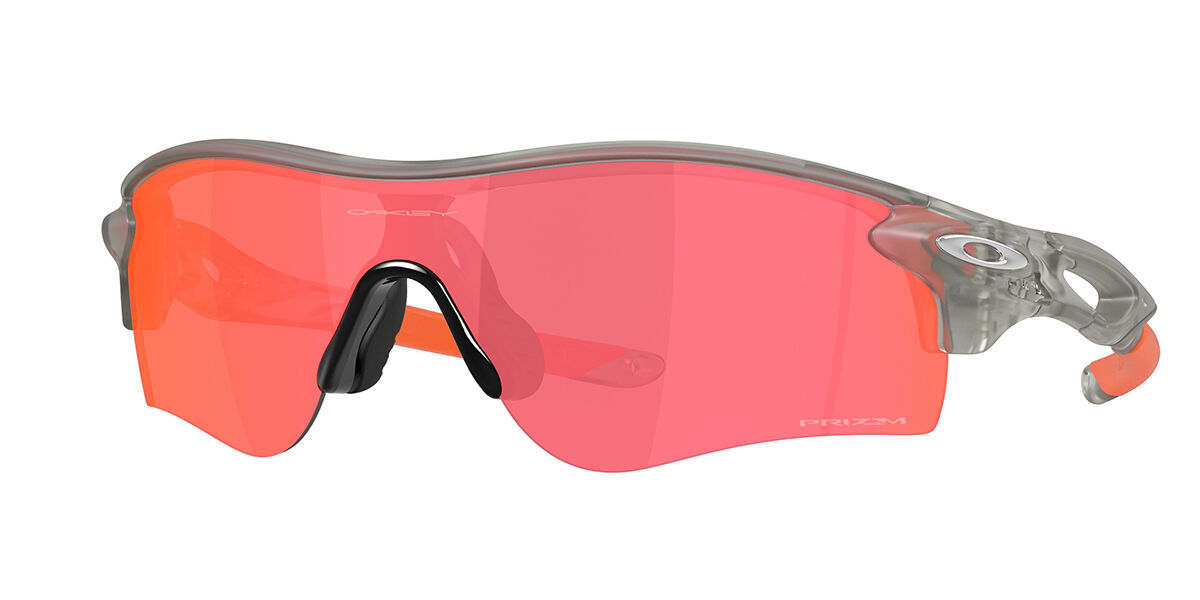 Oakley OO9206 RADARLOCK PATH Asian Fit 920695, Grey frame, Prizm™ Trail Torch Red Mirror lenses