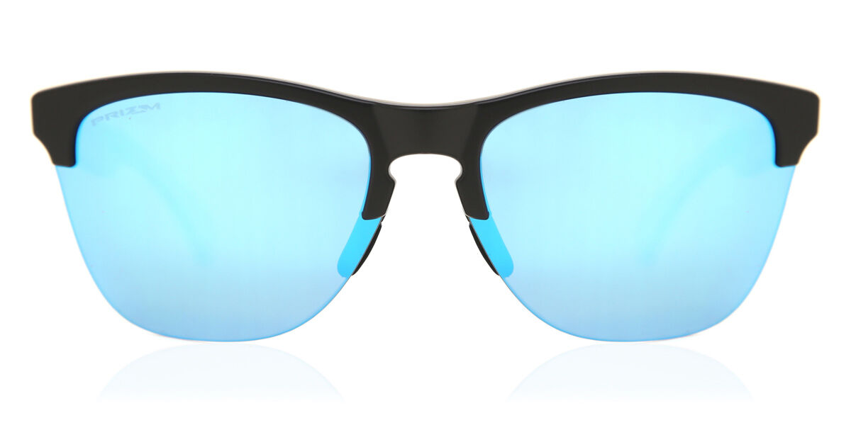 Oakley OO9374 FROGSKINS LITE 937402, Black frame, Prizm™ Sapphire Blue Mirror lenses