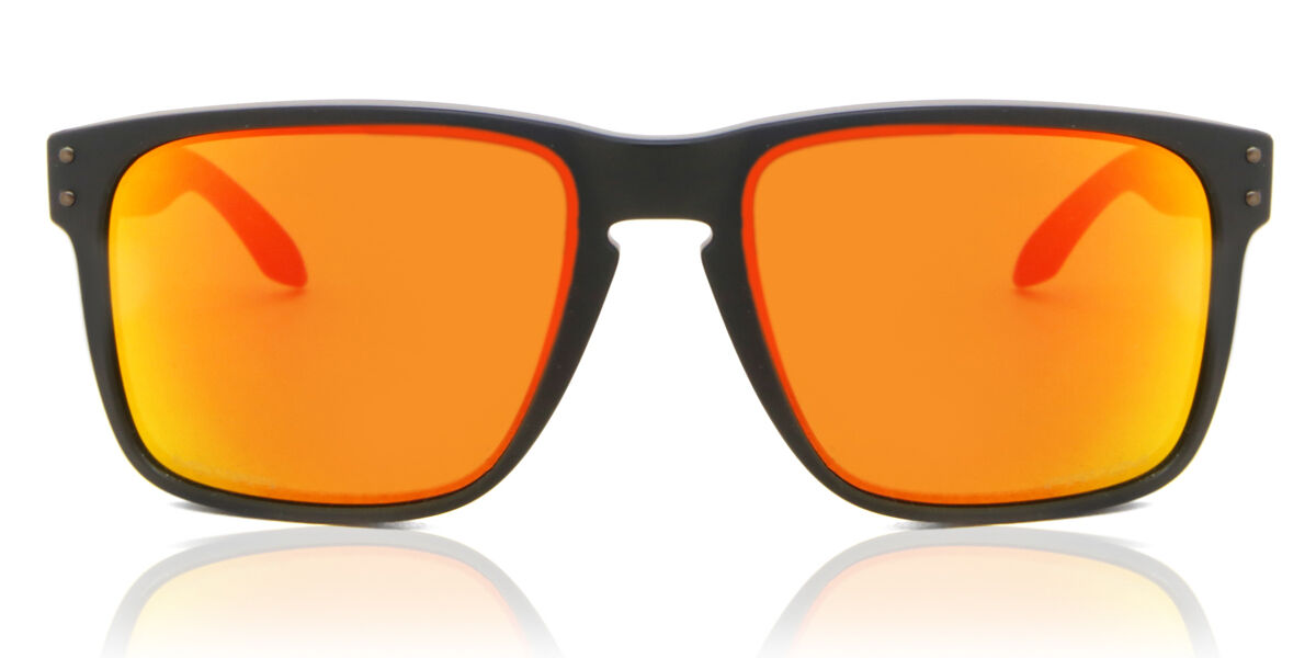 Oakley OO9417 HOLBROOK XL 941704, Black frame, Prizm™ Ruby Red Mirror lenses