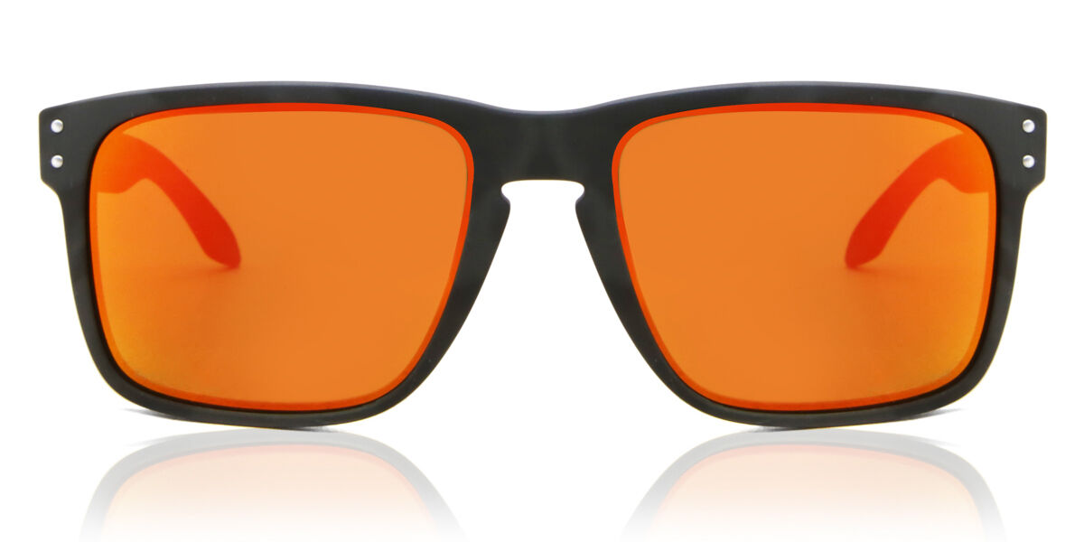 Oakley OO9417 HOLBROOK XL 941729, Black frame, Prizm™ Ruby Red Mirror lenses