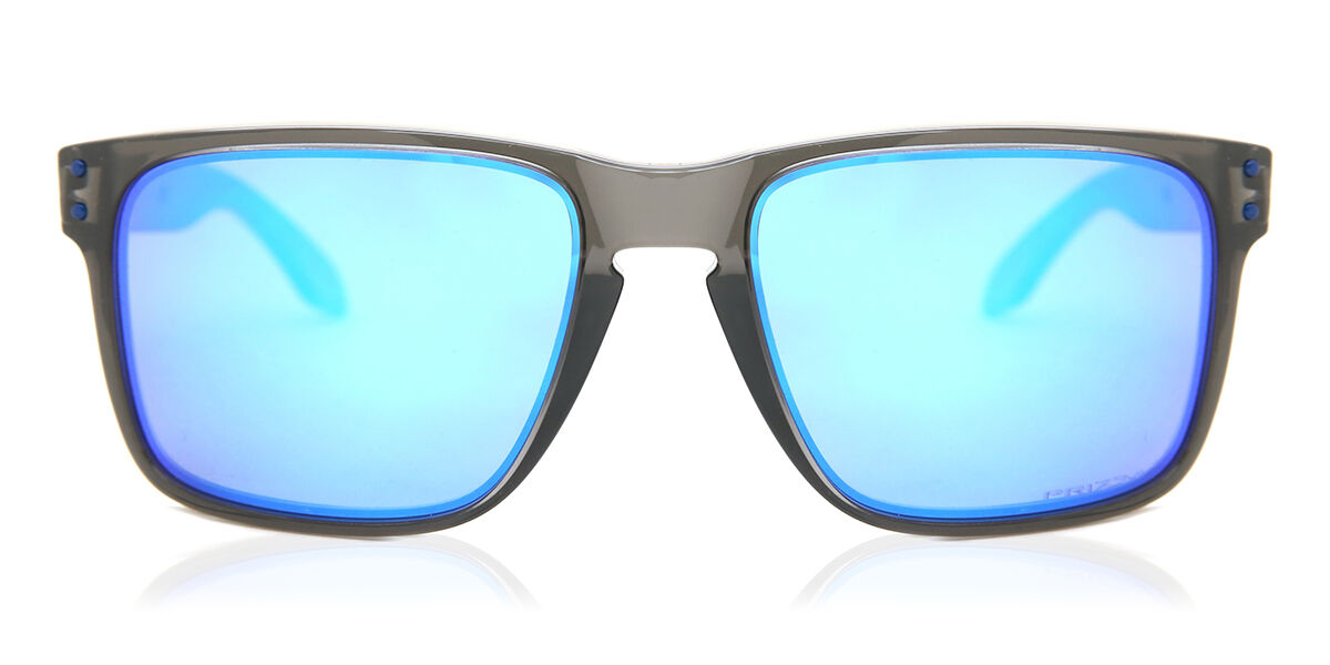 Oakley OO9417 HOLBROOK XL Polarized 941709, Grey frame, Prizm™ Sapphire Blue Mirror lenses