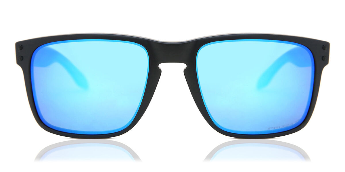 Oakley OO9417 HOLBROOK XL Polarized 941721, Black frame, Prizm™ Sapphire Blue Mirror lenses