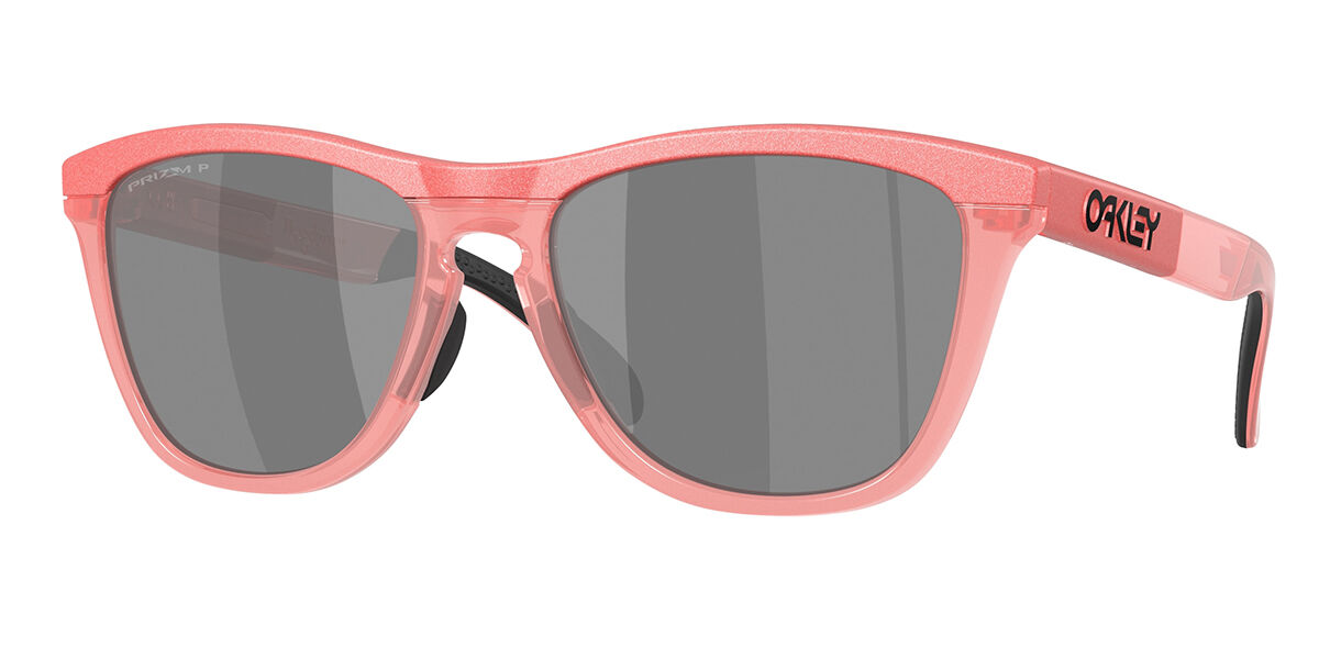 Oakley OO9284 FROGSKINS RANGE Polarized 928424, Pink frame, Prizm Black Mirror Polarized lenses