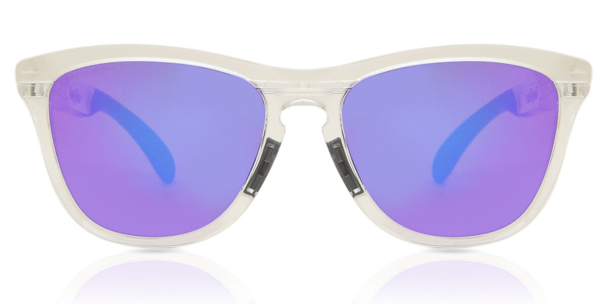 Oakley OO9284 FROGSKINS RANGE 928412, Clear frame, Prizm™ Violet Mirror lenses