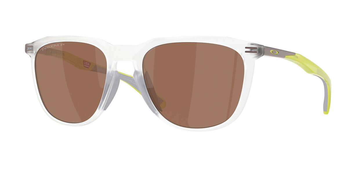 Oakley OO9286A THURSO Asian Fit Polarized 928609, White frame, Prizm Tungsten Mirror Polarized lenses