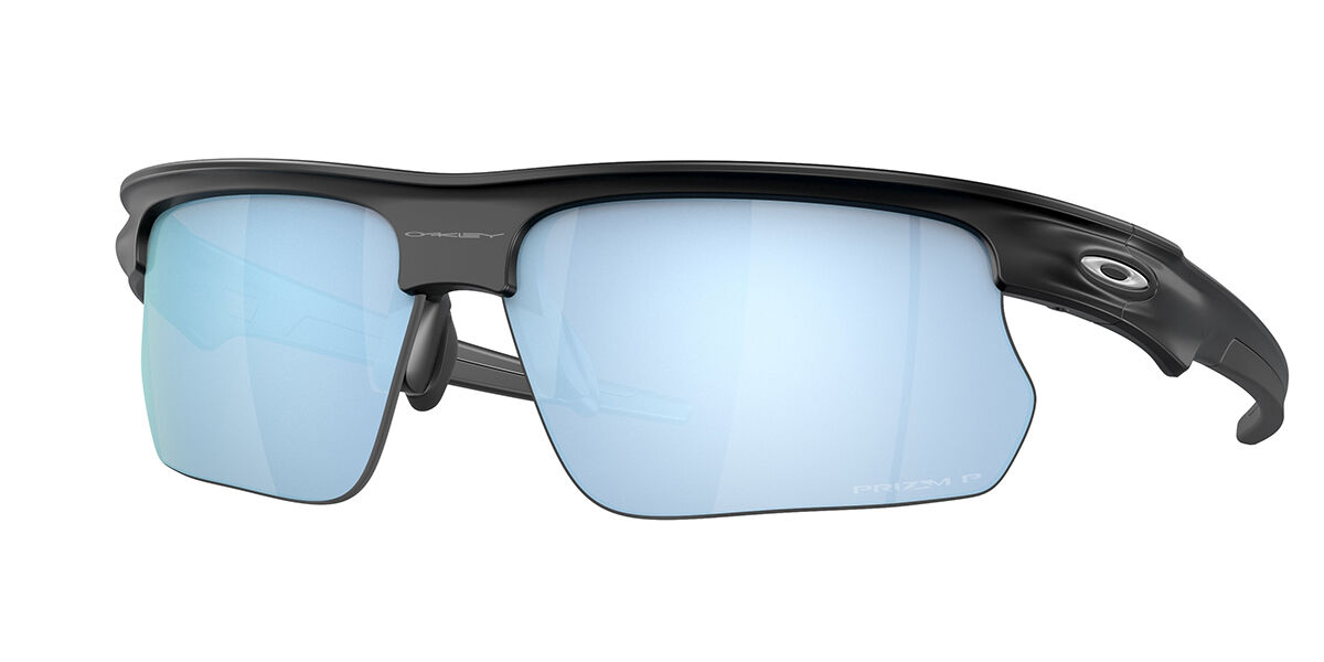 Oakley OO9400 BISPHAERA Polarized 940009, Black frame, Prizm™ Deep Water Blue Mirror lenses