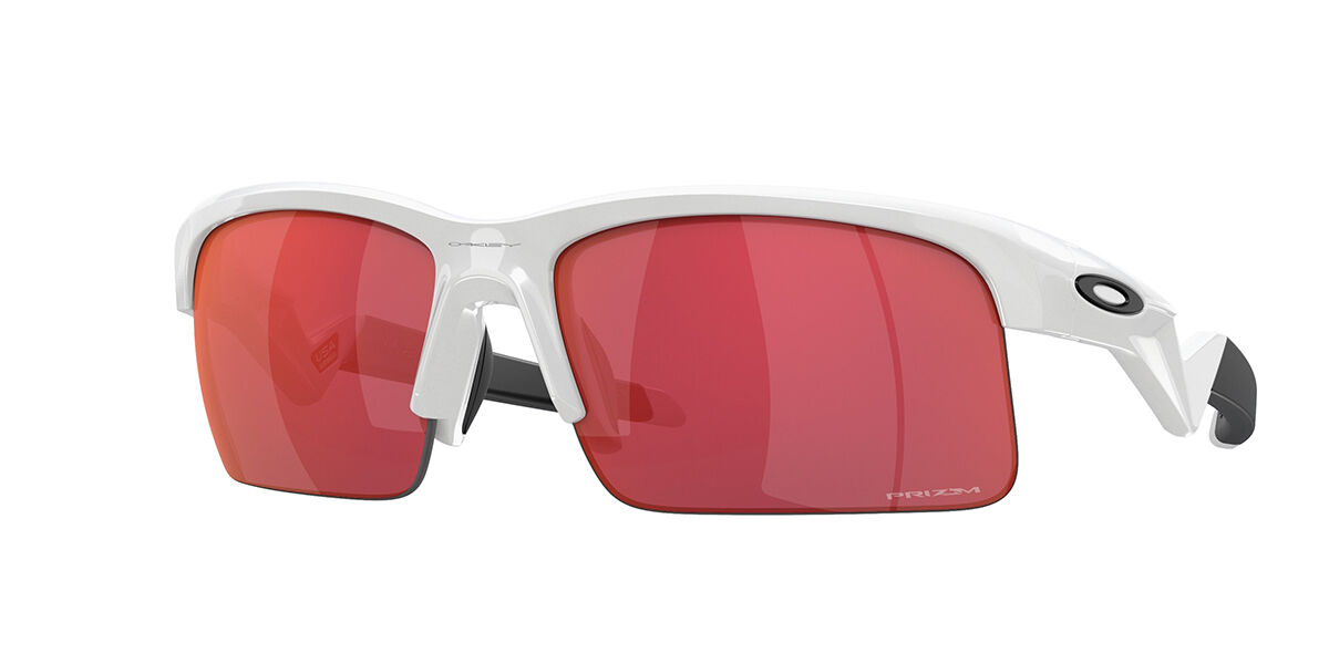 Oakley OJ9013 CAPACITOR Kids 901303, White frame, Prizm™ Field Red Mirror lenses