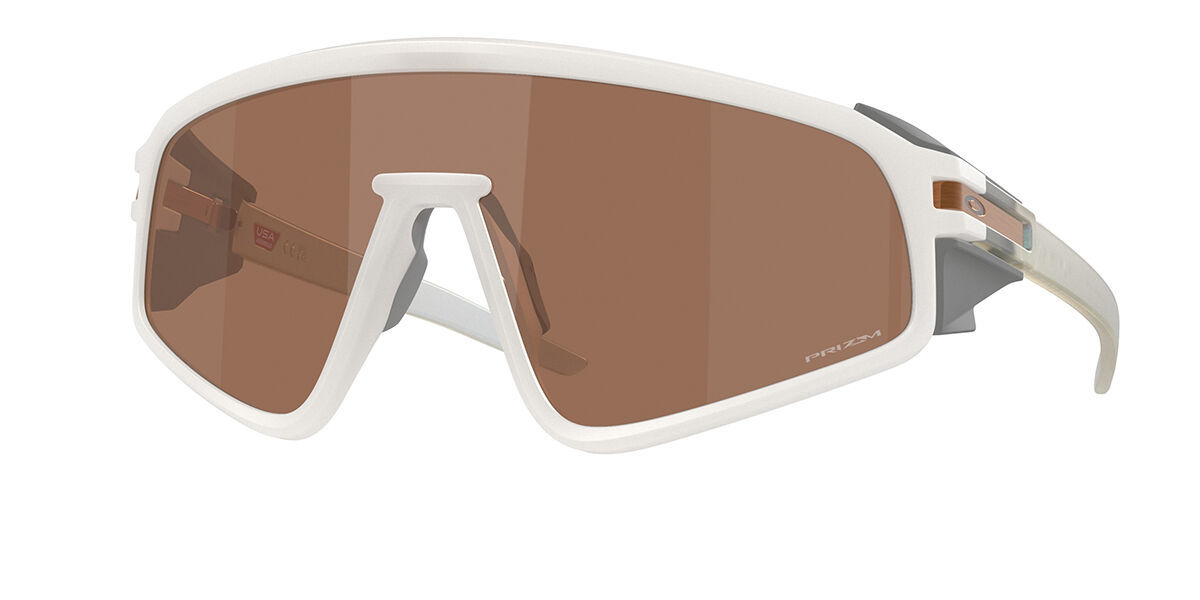 Oakley OO9404 LATCH PANEL 940421, White frame, Prizm Tungsten Mirror lenses
