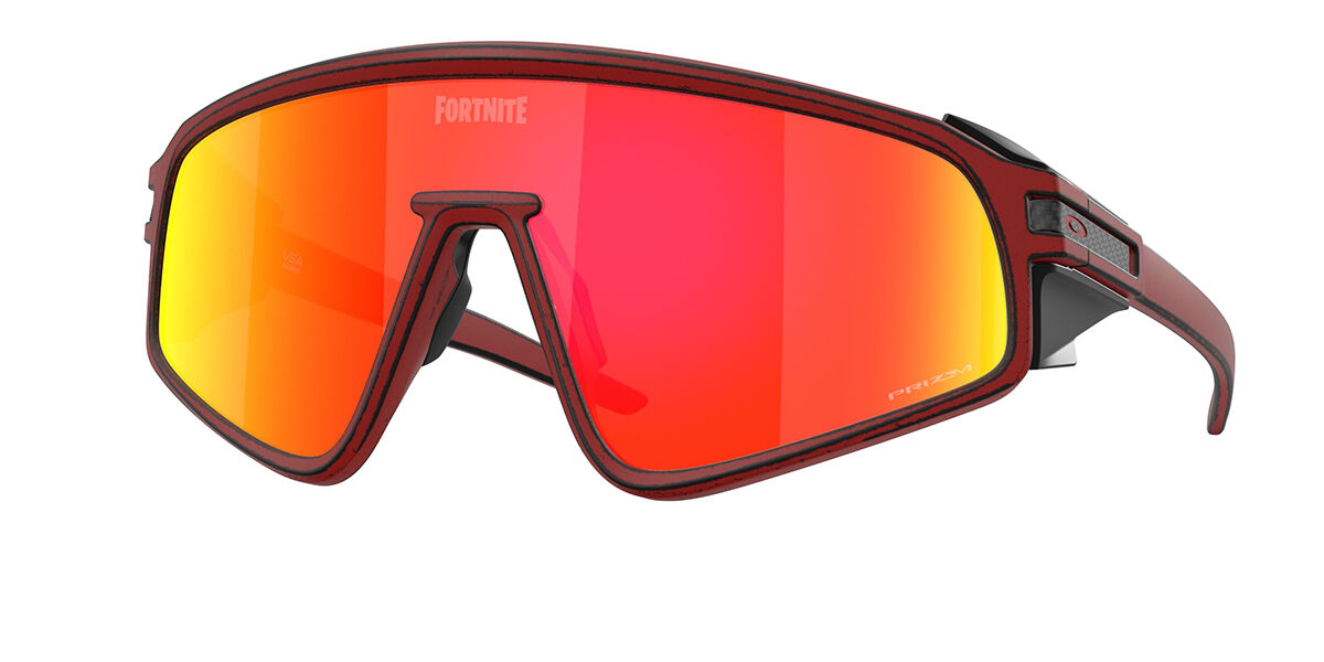 Oakley OO9404 LATCH PANEL 940423, Red frame, Prizm Ruby Red Mirror lenses
