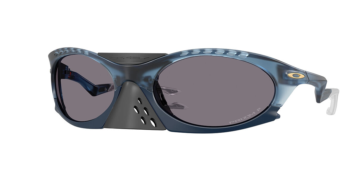 Oakley OO9437 PLANTARIS Polarized 943709, Blue frame, Prizm™ Grey Polarized lenses