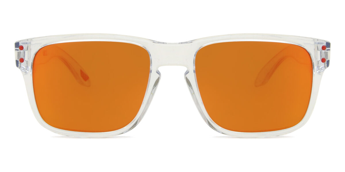 Oakley OJ9014 HOLBROOK XXS Kids 901403, Clear frame, Prizm™ Ruby Red Mirror lenses