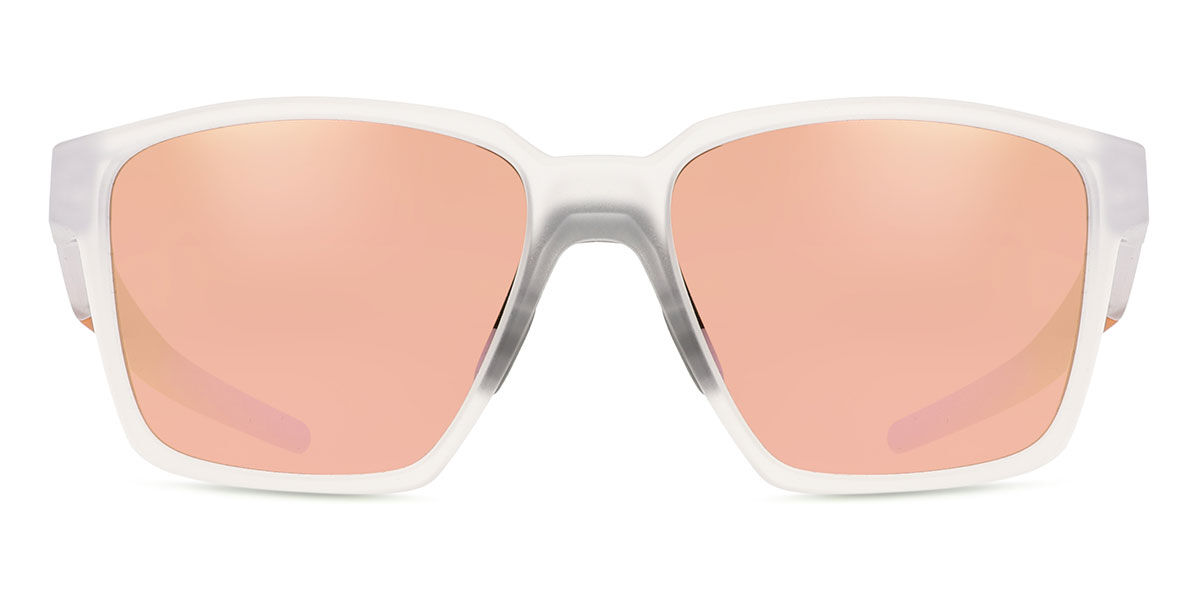 Oakley OO9430 ACTUATOR SQ Polarized 943007, Clear frame, Prizm™ Rose Gold Mirror Polarized lenses