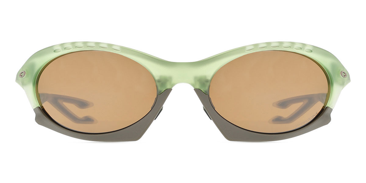 Oakley OO9437 PLANTARIS 943703, Green frame, Prizm™ Tungsten Brown Mirror lenses